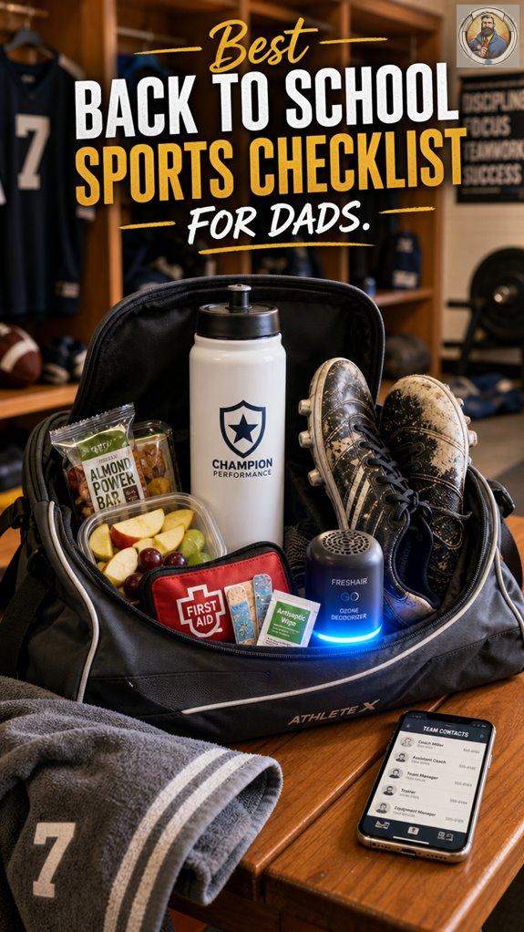 dad s sports preparation checklist
