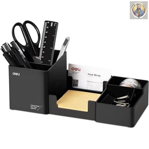 Deli Desk Organizer with Pencil and Note Holders