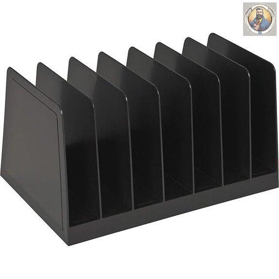 Desktop File Organizer with 7 Compartments