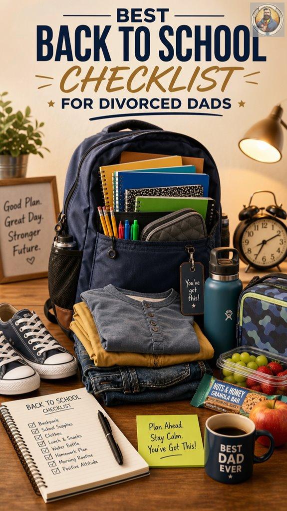 divorced dad back to school checklist