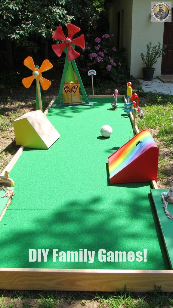 diy backyard mini golf course