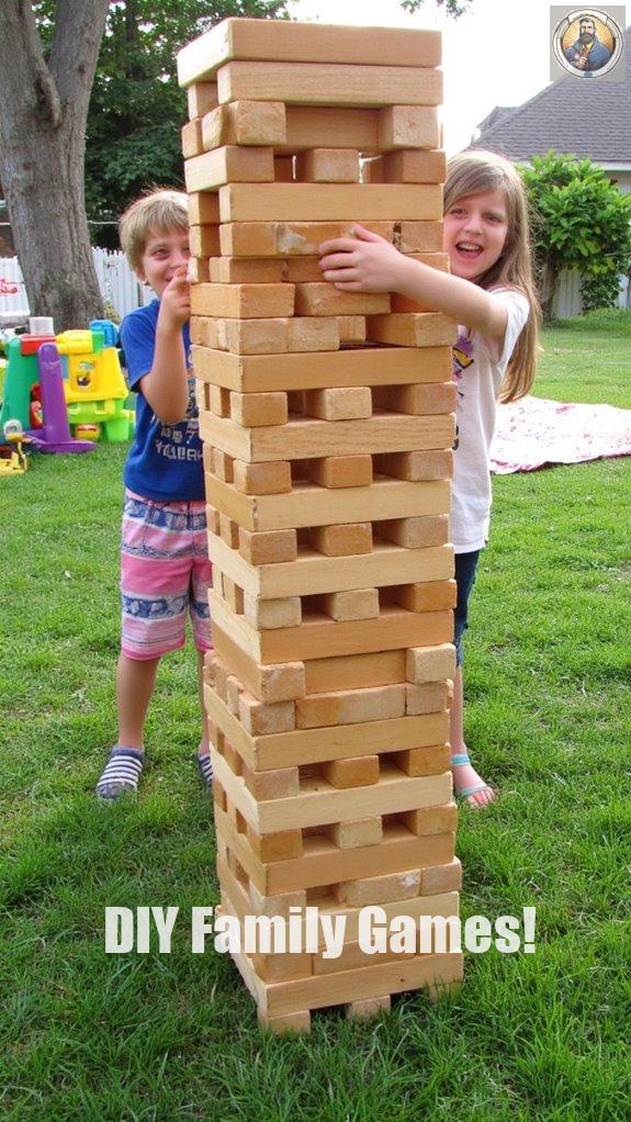 diy giant jenga activity