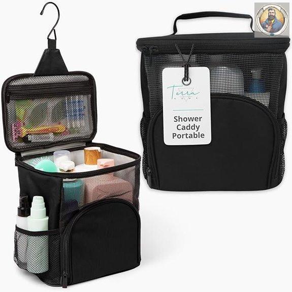 Terra Home Portable Shower Caddy for College Dorms