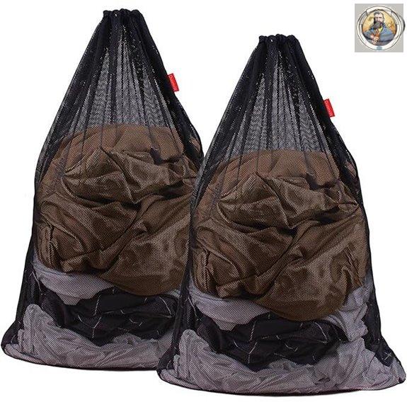 2 Pack Heavy Duty Mesh Laundry Bags