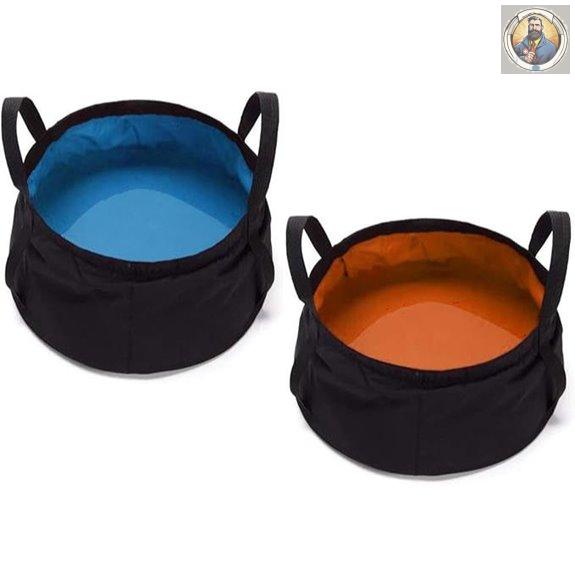 2-Pack Collapsible Camping Water Buckets