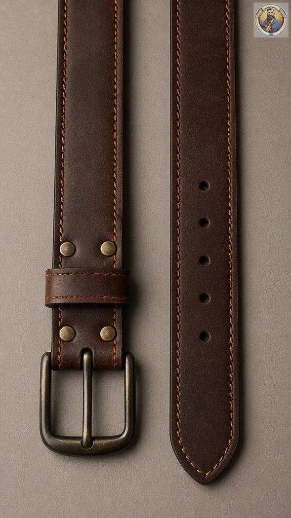 durable adjustable leather belts