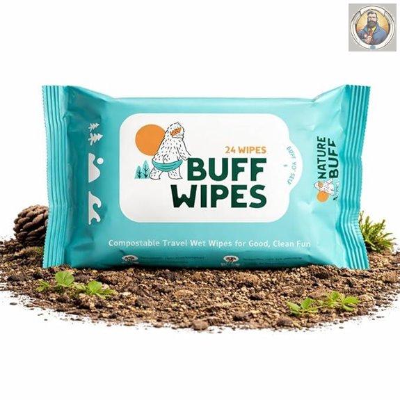 Biodegradable Camping Full Body Wipes (24 Pack)