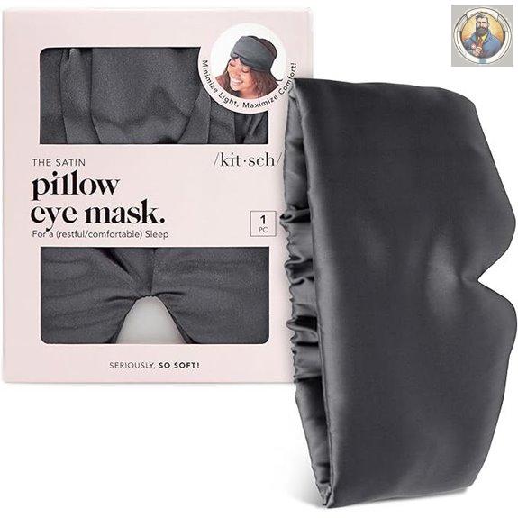 Kitsch Satin Sleep Mask for Women and Men
