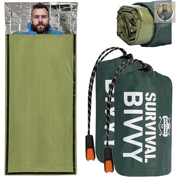 Monterra Emergency Survival Bivvy and Camping Gear