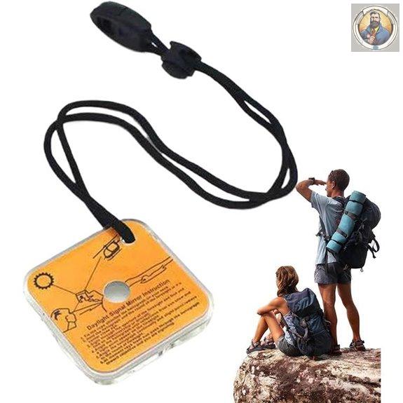Signal Mirror for Outdoor Survival and Travel