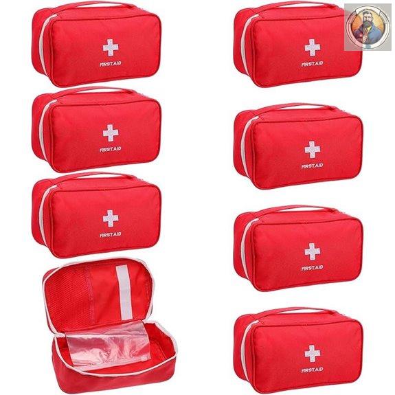 8 Pack Emergency First Aid Bags Portable Medical Pouches