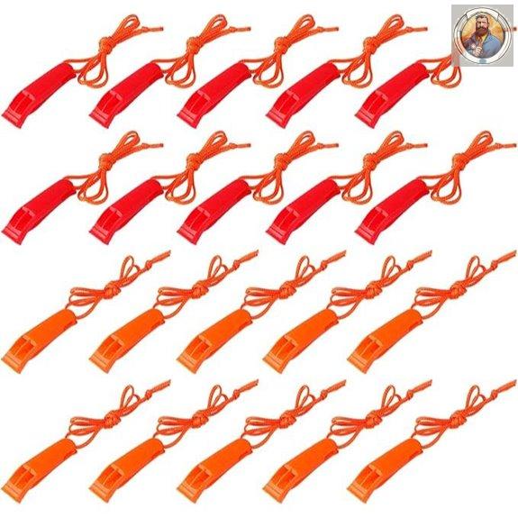 AUGSUN 40-Pc Emergency Safety Whistle Set