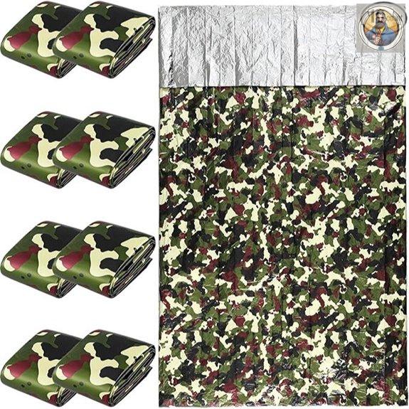 Preboun Camo Emergency Sleeping Bag and Shelter