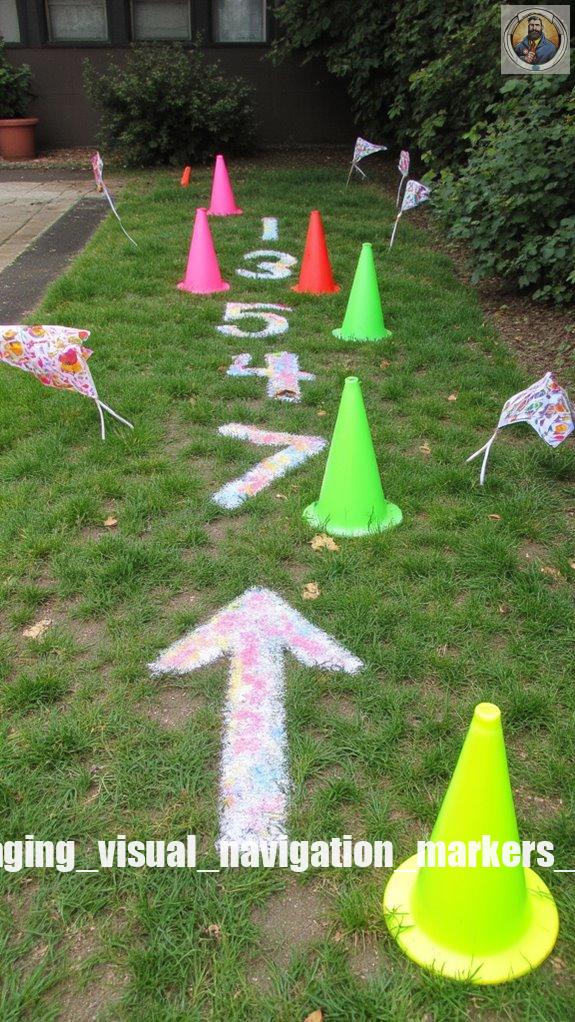 engaging visual navigation markers