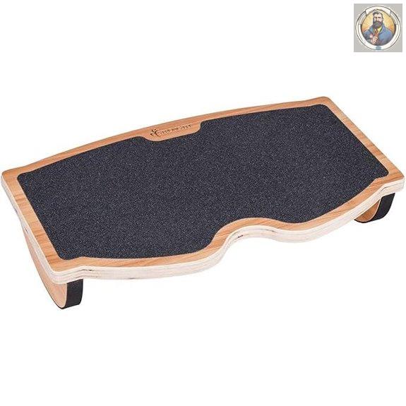 StrongTek Ergonomic Wood Foot Rest for Standing Desks