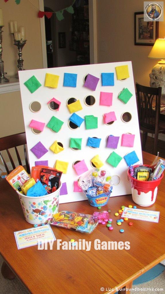 exciting prize punch board