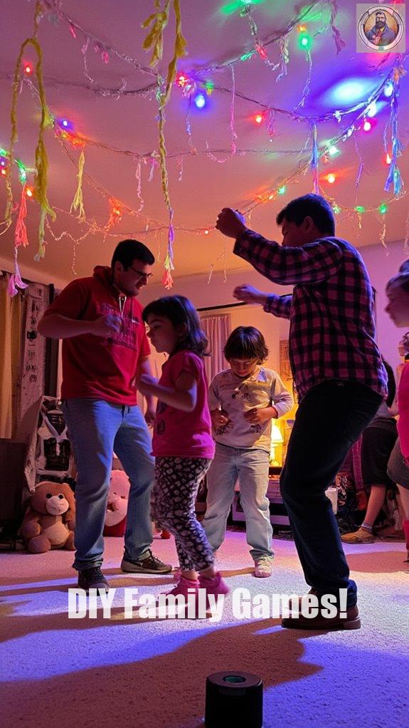 family dance competition fun