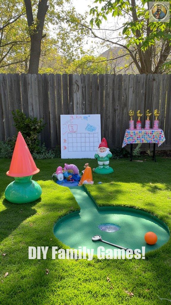 family golf tournament fun