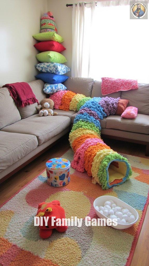 family living room obstacle course