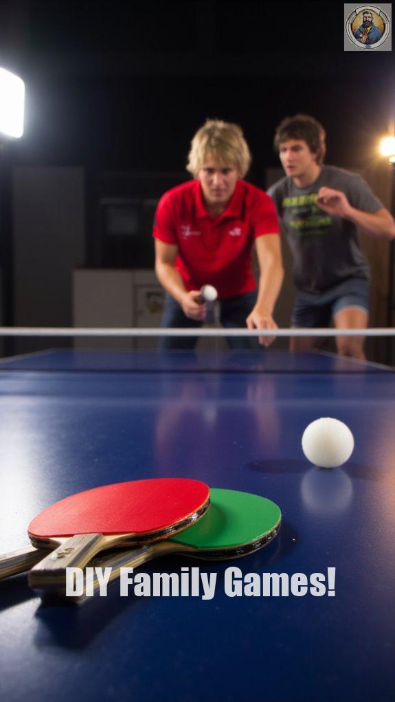 fast paced table tennis game