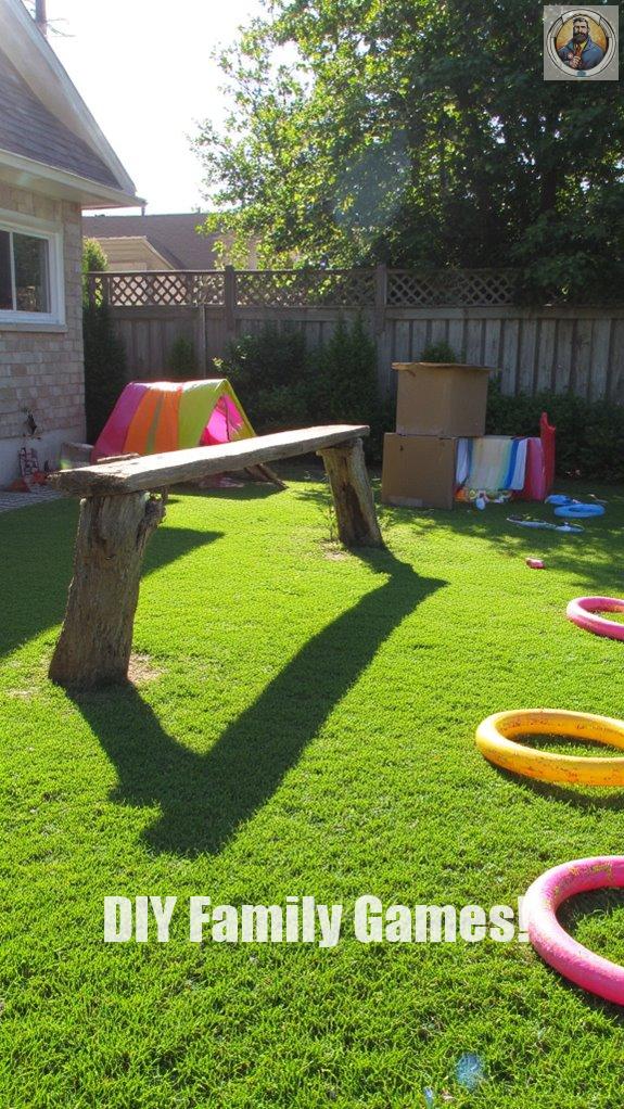 father son backyard adventure