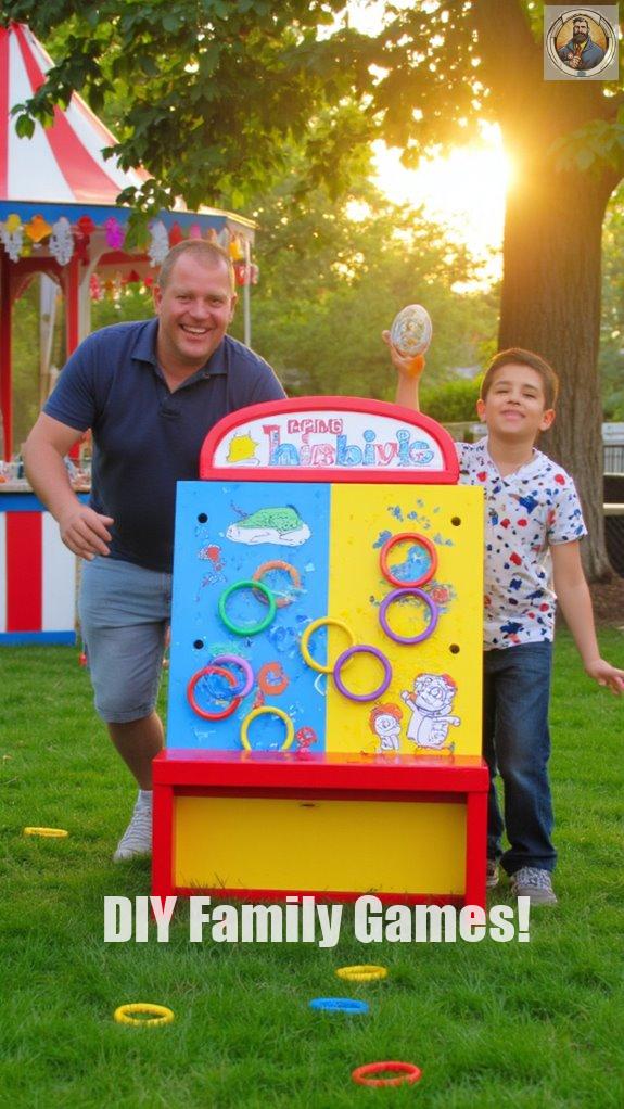 father son fun ring toss