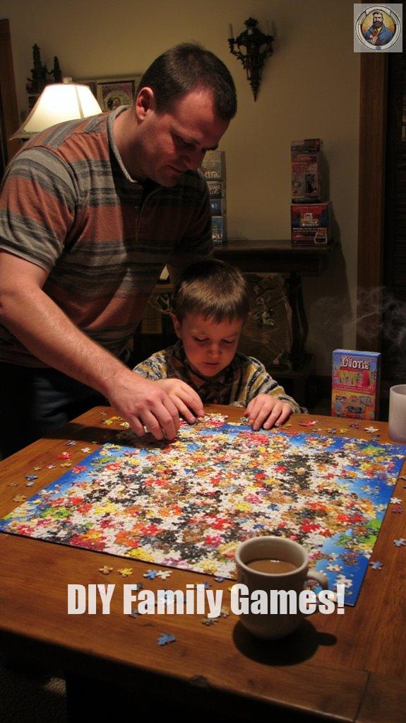 father son puzzle competition