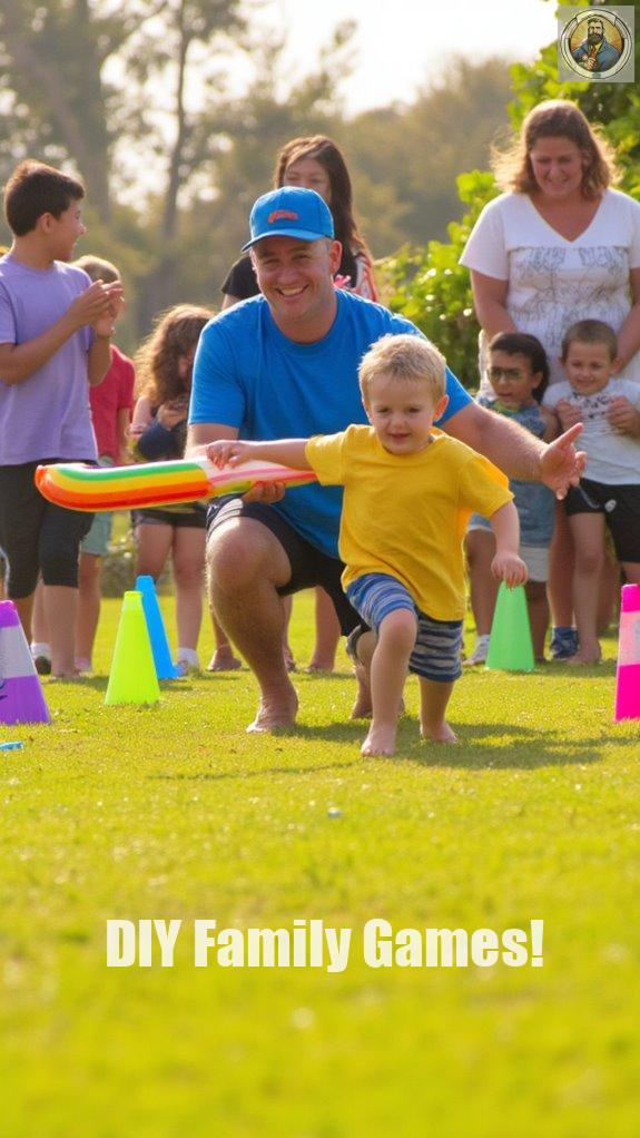 father son relay race fun