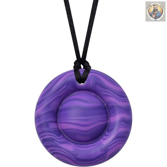 Sensory Bubble Popper Chew Necklace & Fidget Toy