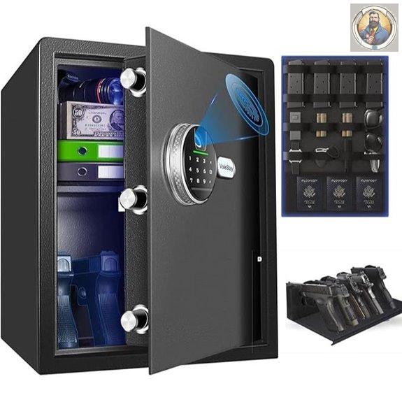 Biometric Home Safe with Fingerprint Lock 2.05 Cu Ft