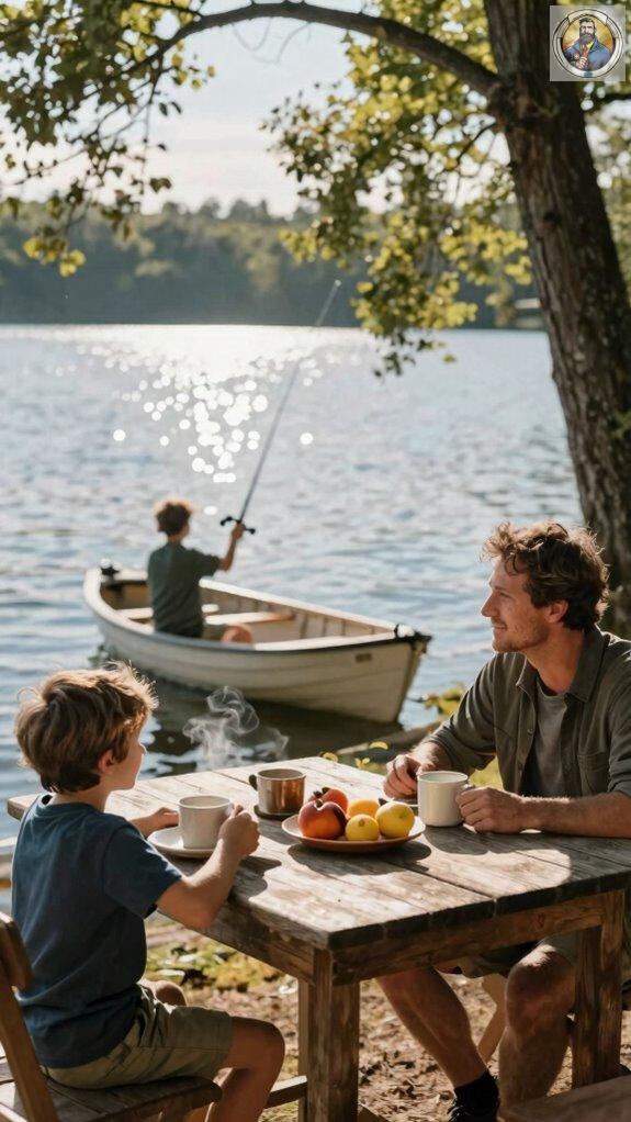 fishing trip boosts energy and patience