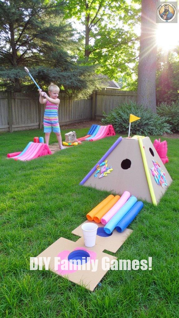 foam noodle mini golf