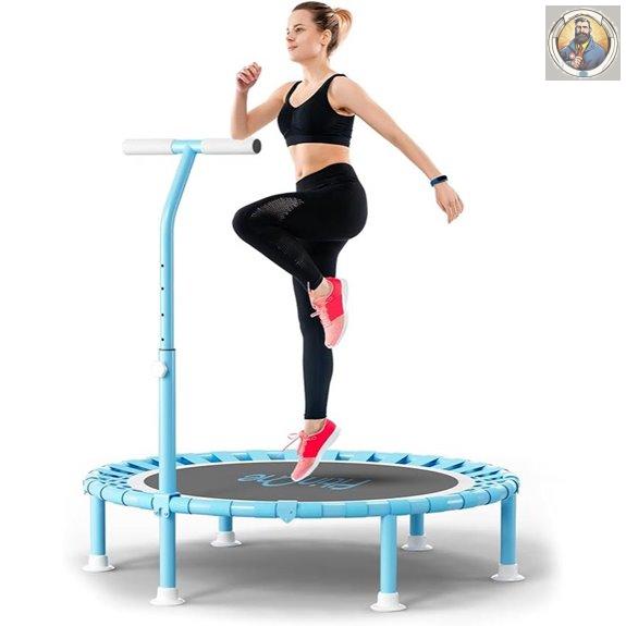 40 Foldable Fitness Trampoline with Handle