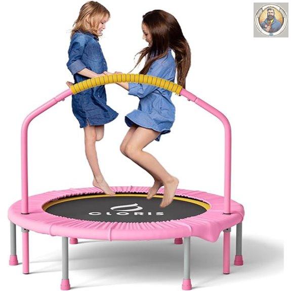 CLORIS Folding Trampoline with Safety Cover (38in/48in)