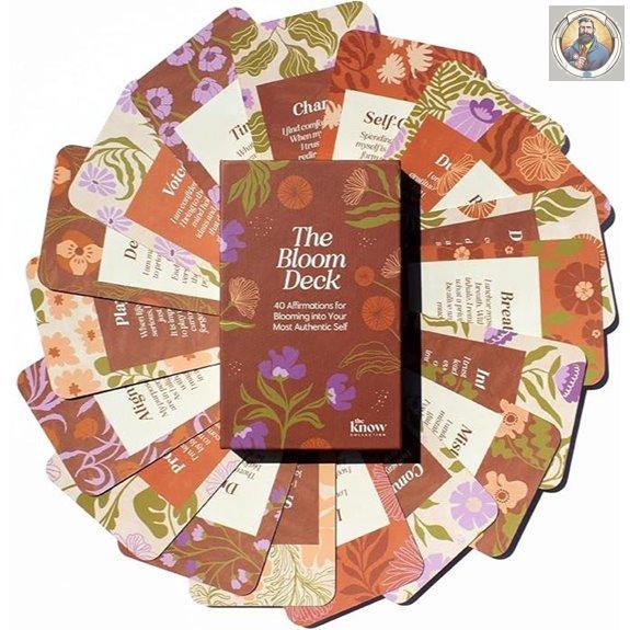 The Know Collection Bloom Oracle Deck (40 Affirmations)