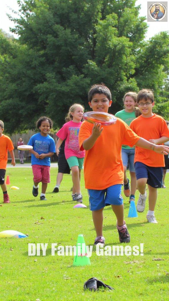 frisbee relay race fun
