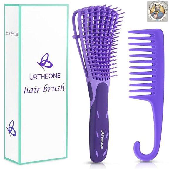 Detangling Hair Brush for Curly and Wavy Hair