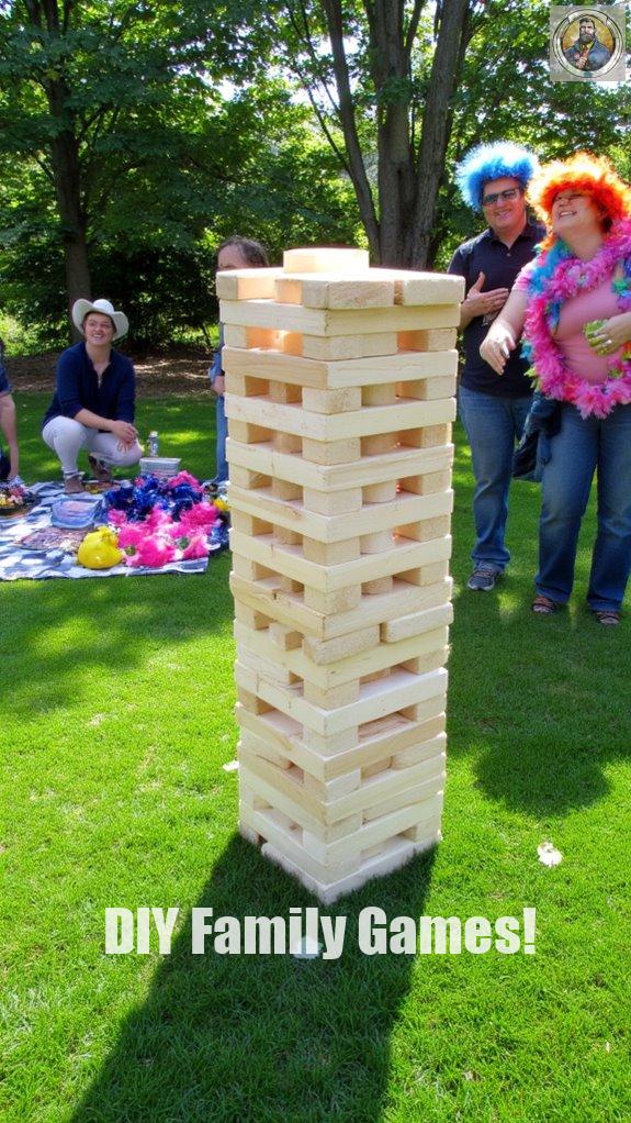 giant jenga outdoor fun