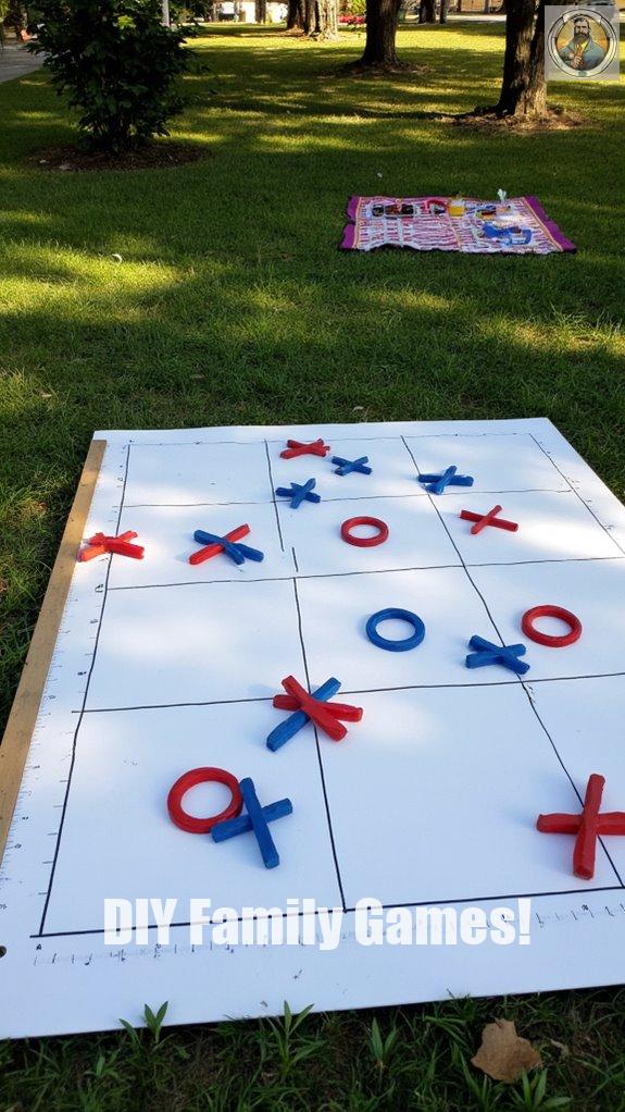 giant tic tac toe craft
