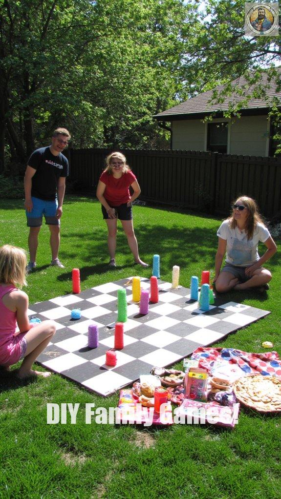 giant yard checkers adventure