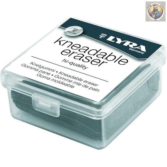 Lyra Kneadable Eraser - Artist Eraser - Grey - 1 Piece