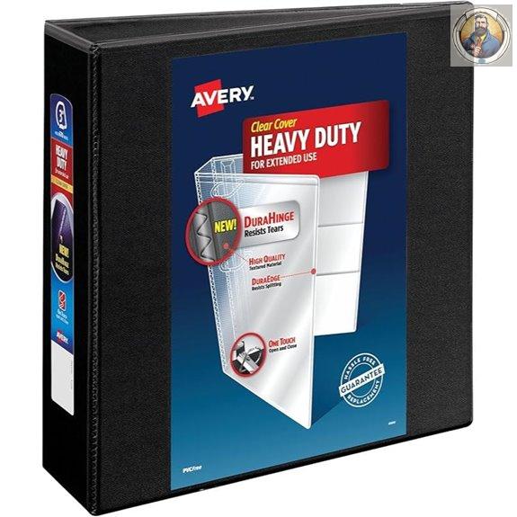 Avery Heavy-Duty 3-Ring Binder 3 Inch Capacity