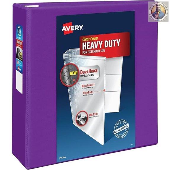 Avery Heavy-Duty 3-Ring Binder 4-Inch Spine