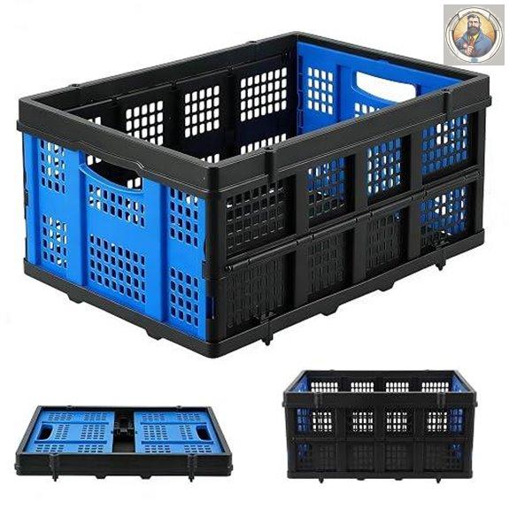 Garvee 55L Collapsible Heavy Duty Storage Crate