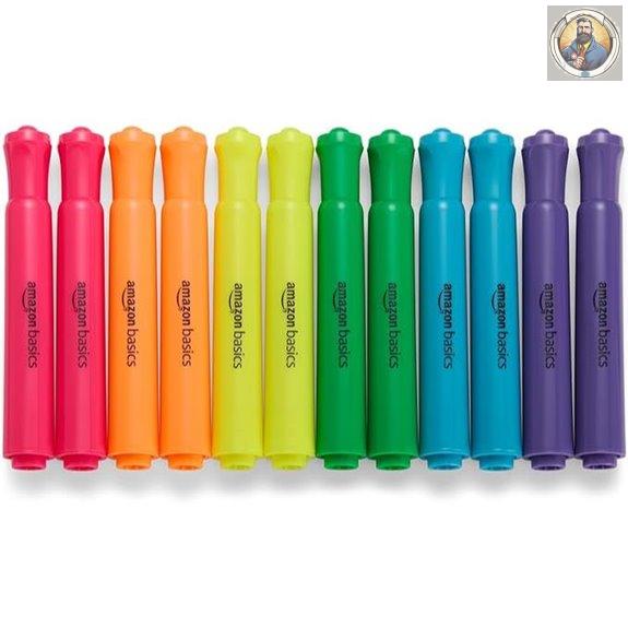 Amazon Basics Highlighters 12 Pack Assorted Colors