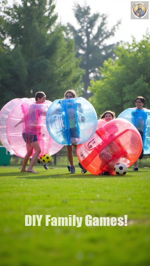 hilarious inflatable bubble fun