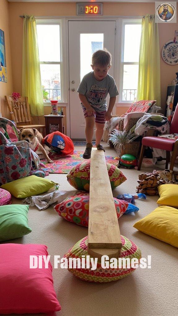 home based obstacle course fun