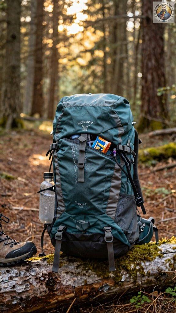 hydration packs with compartments