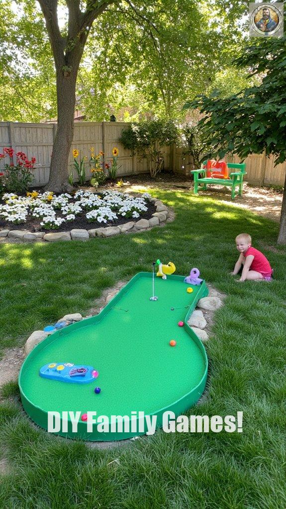 ideal sunny putting location