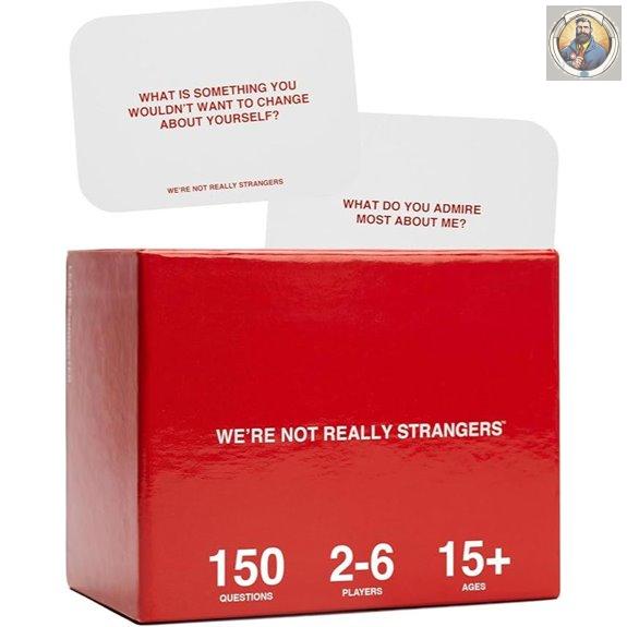 We're Not Really Strangers Card Game (150 Questions)